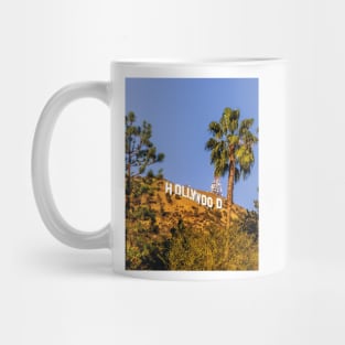 Hollywood sign landscape Mug